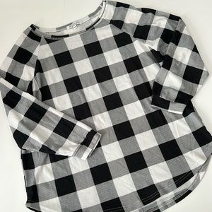 Chic Soul Gingham Print Top